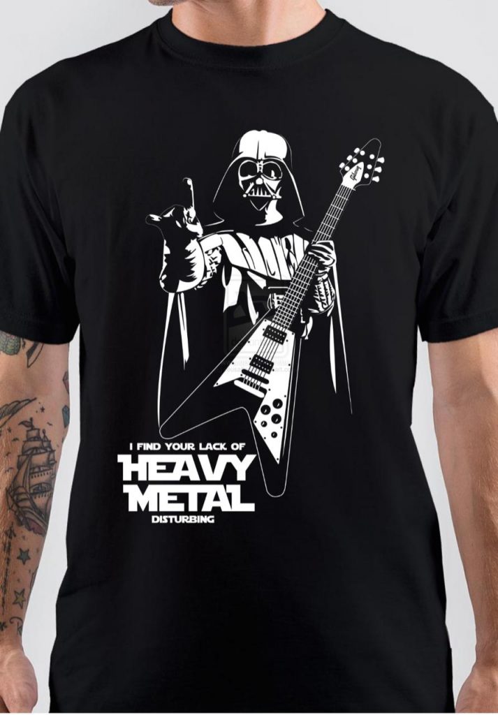 Darth Vader Heavy Metal T Shirt Swag Shirts