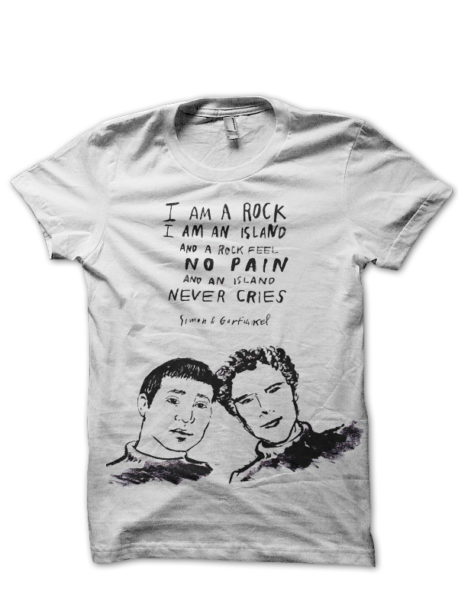 Simon & Garfunkel White Tee