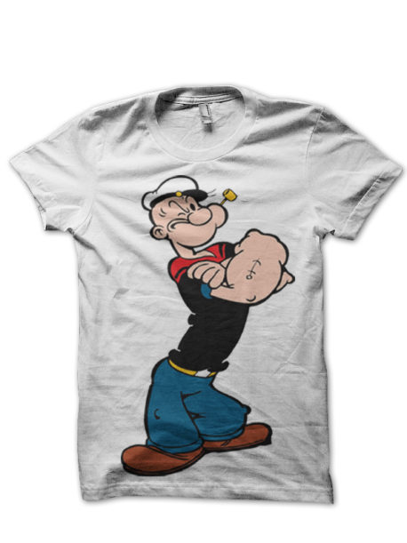 Popeye White T-Shirt