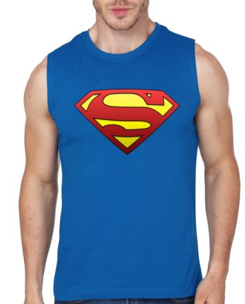 sleeveless superman hoodie