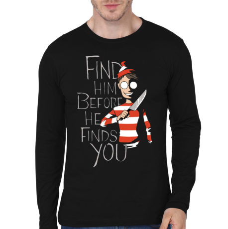 Insane Survival Black Full Sleeve Tee