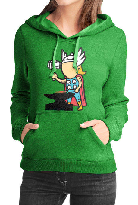 Thor Girls Green Hoodie