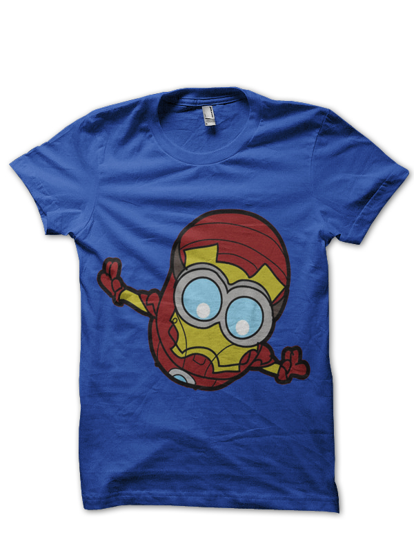 minion iron blue tee | Swag Shirts