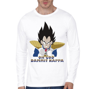 Nappa White Full Sleeve Tee