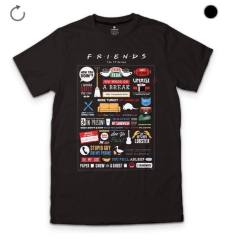 Friends Black Tee