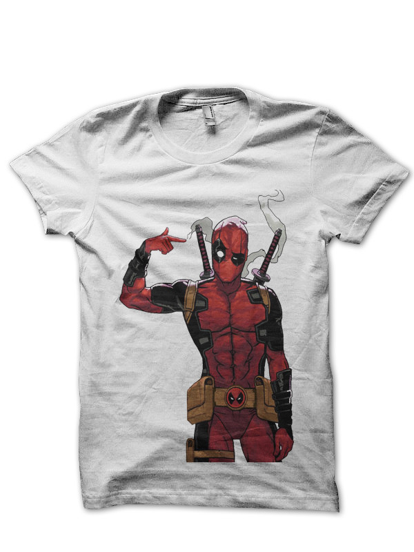 Deadpool White Tee