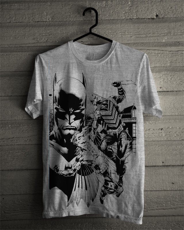 Batman Grey Tee (White Available)