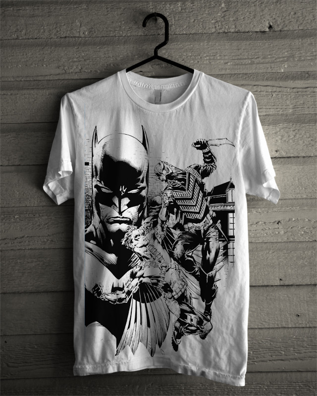 Batman Grey Tee (White Available) - Image 3