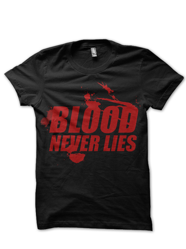 Blood Never Lie Black Tee