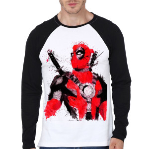 Deadpool Vegeta Raglan Tee