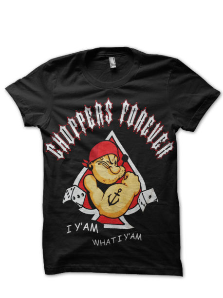 Popeye Black Tee