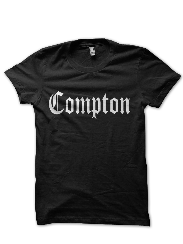 Compton Black Tee - Swag Shirts