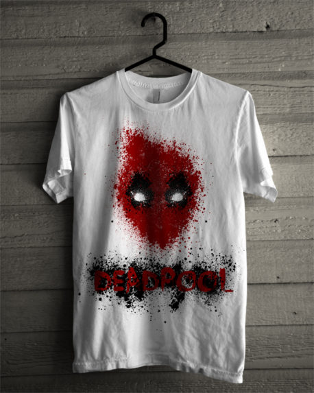Deadpool White Tee