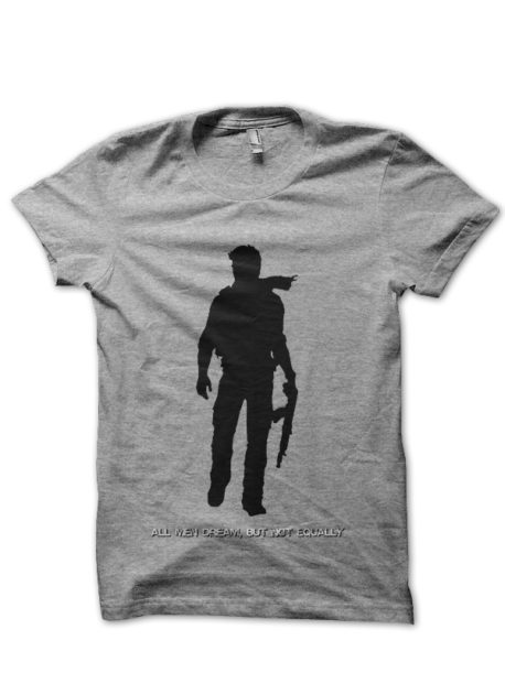 Uncharted 4 Grey Tee