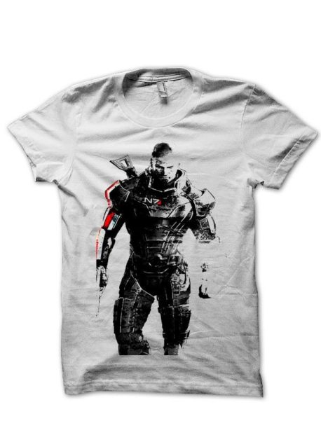 Mass Effect N7 White T-Shirt