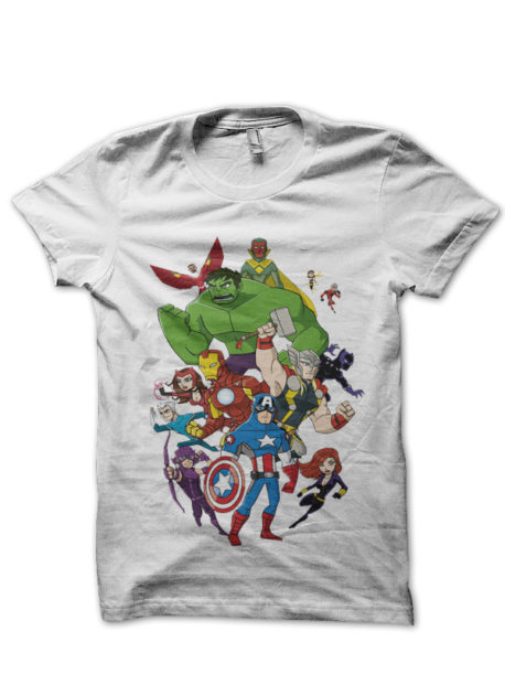 Avengers White Tee