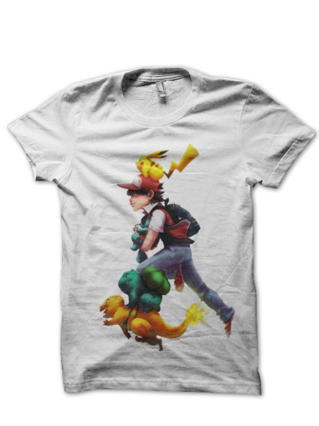Pikachu White Tee