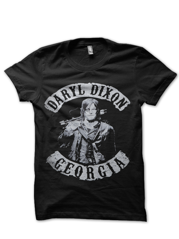 Daryl Dixon Black T-Shirt - Swag Shirts
