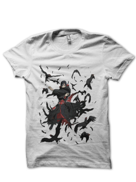 Naruto Crow White Tee