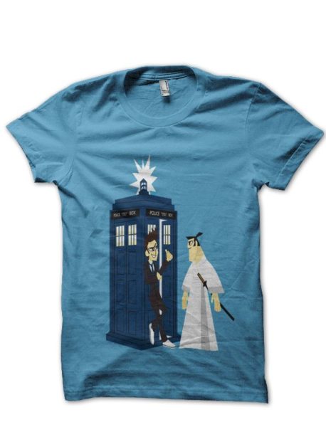 Samurai Jack Light Blue Tee