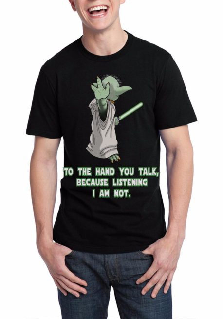 Yoda Black Tee