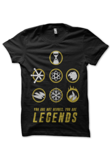 Legends Of Tomorrow Black Tee