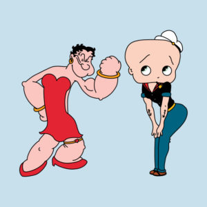 Popeye Olive T-Shirt
