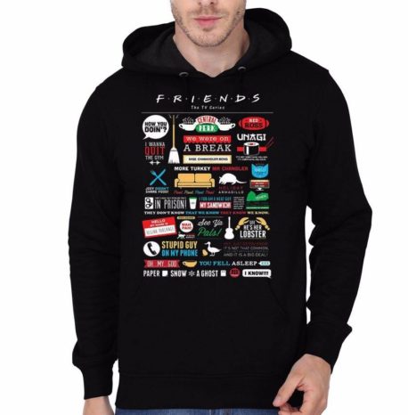 Friends Black Hoodie