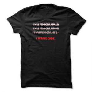 I Write Code Black T-Shirt