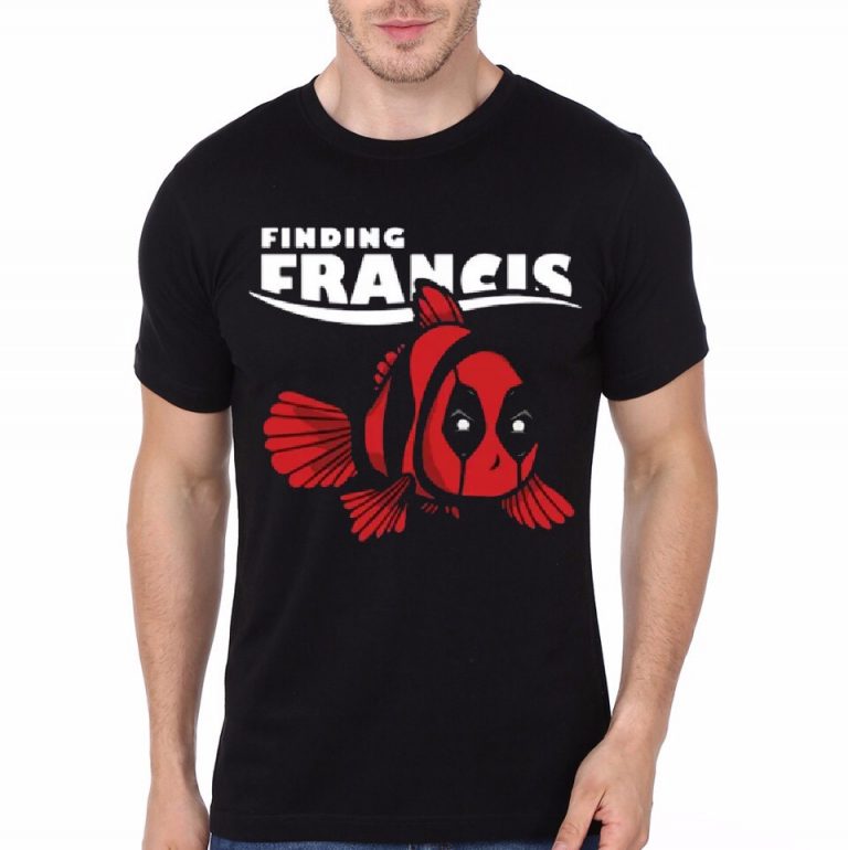 Finding Francis Deadpool Black T-Shirt