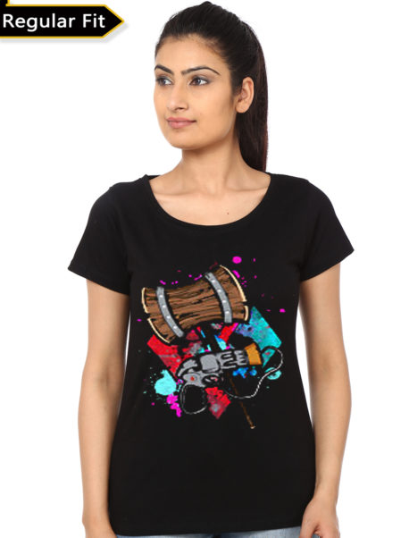 Suicide Squad Girls Black T-Shirt