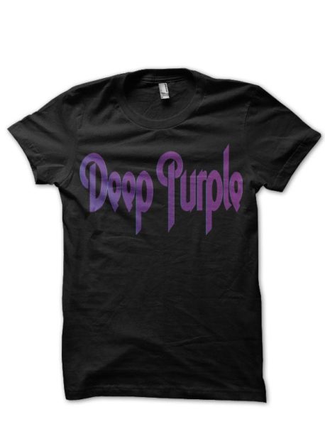 Deep Purple Black T-Shirt | Swag Shirts