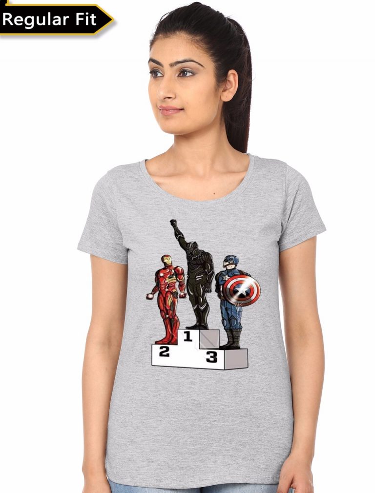 Civil War Girl's Grey T-Shirt