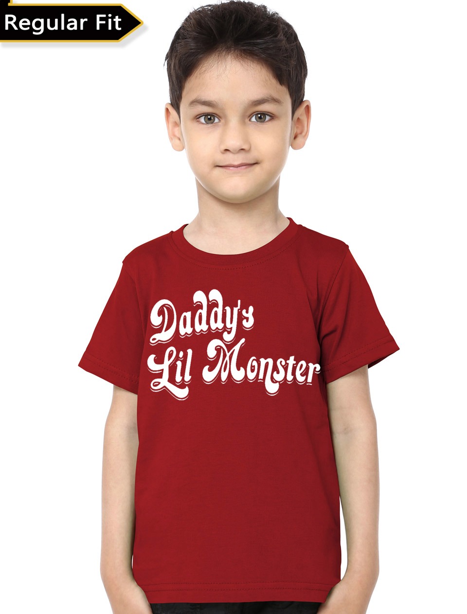 Daddy's Little Monster Kids Unisex T Shirt | Swag Shirts