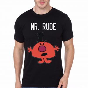 Mr. Rude Black T-Shirt