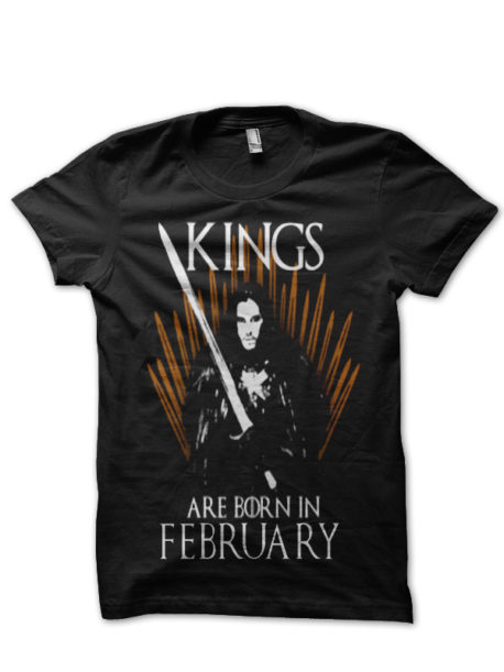 Kings Are Born In February T-Shirt