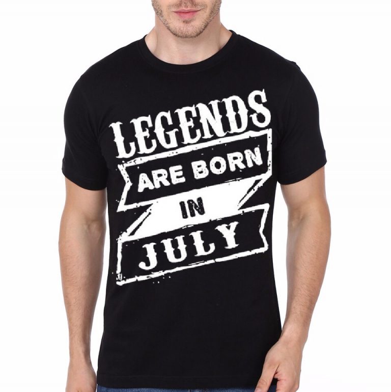 Legends Are Born In July T-Shirt - Image 2