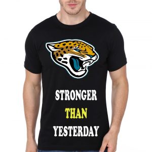 Stronger Than Yesterday Black T-Shirt