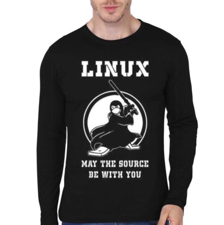 Linux Black T-Shirt
