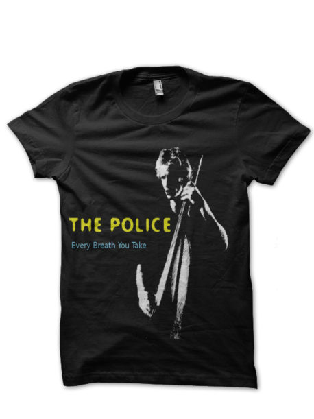 The Police Every Breath You Take Black T-Shirt