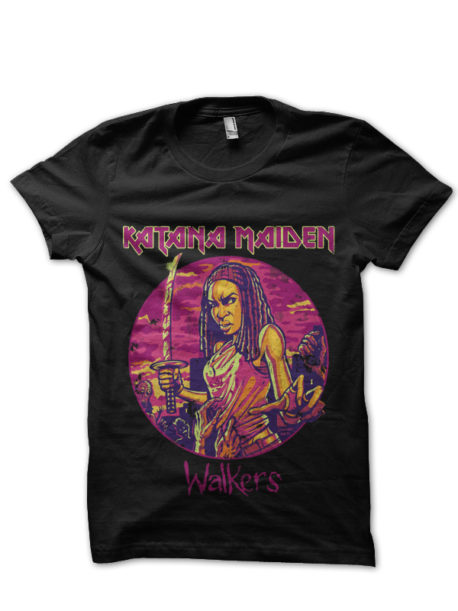 The Katana Maiden Black T-Shirt
