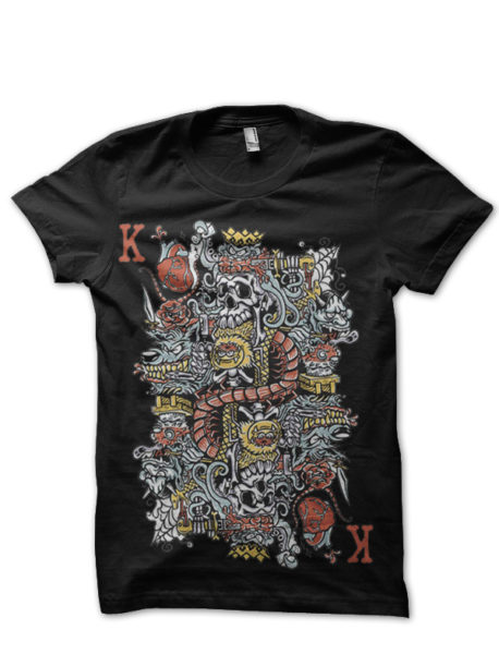 King Of Hearts Black T-Shirt
