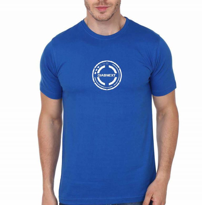 The World First Diabetes AI Royal Blue T-Shirt