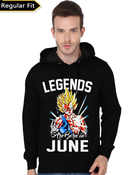 Legends Are Born In June Goku Black Hoodie