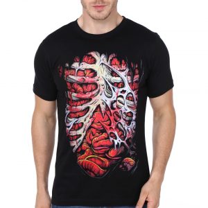 Zombie Crossection Black T-Shirt