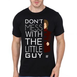 Don't Mess With The Little Guy Black T-Shirt