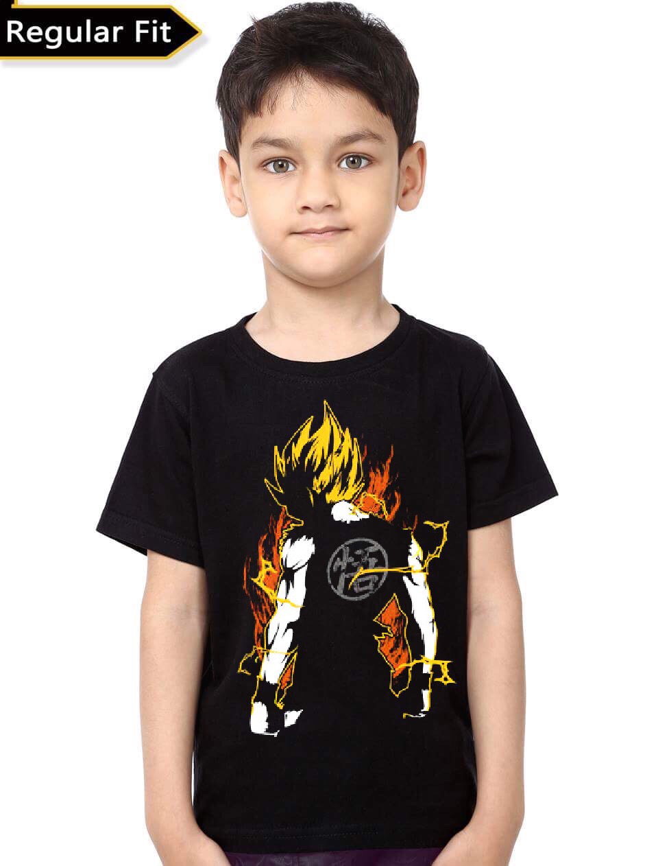 DBZ Goku Kid’s Black T-Shirt | Swag Shirts