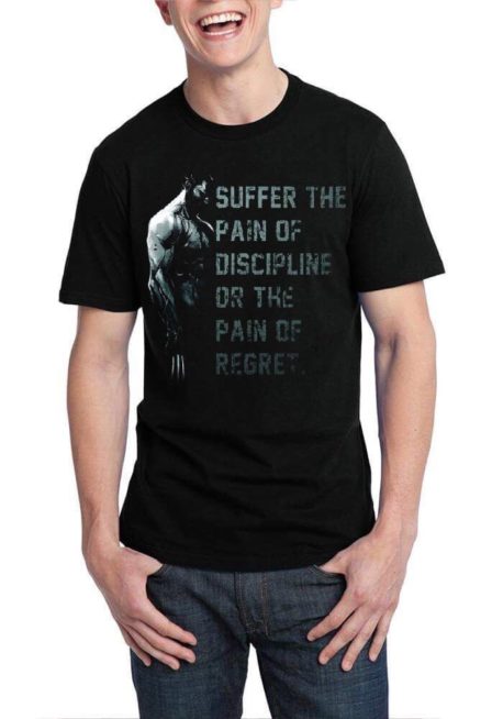 Wolverine Quote Black T-Shirt