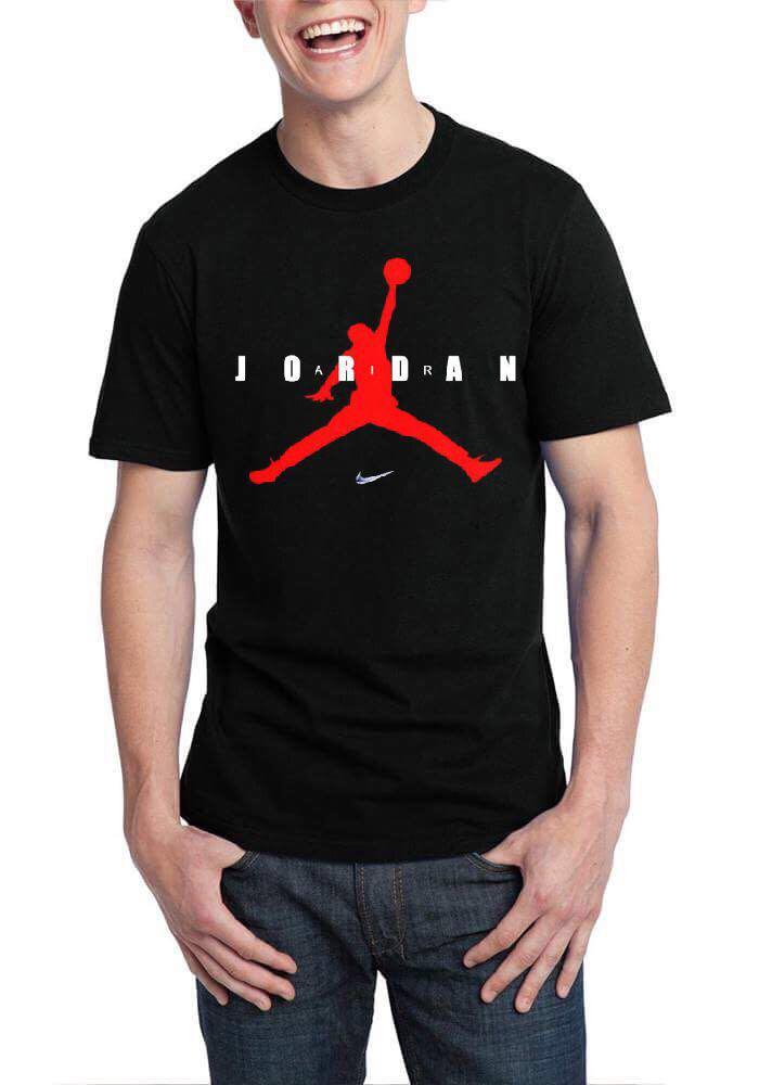 Michael Jordan Air Black T-Shirt - Swag 