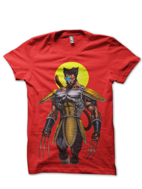 Wolverine Saiyan DBZ X-Men Fusion T-Shirt